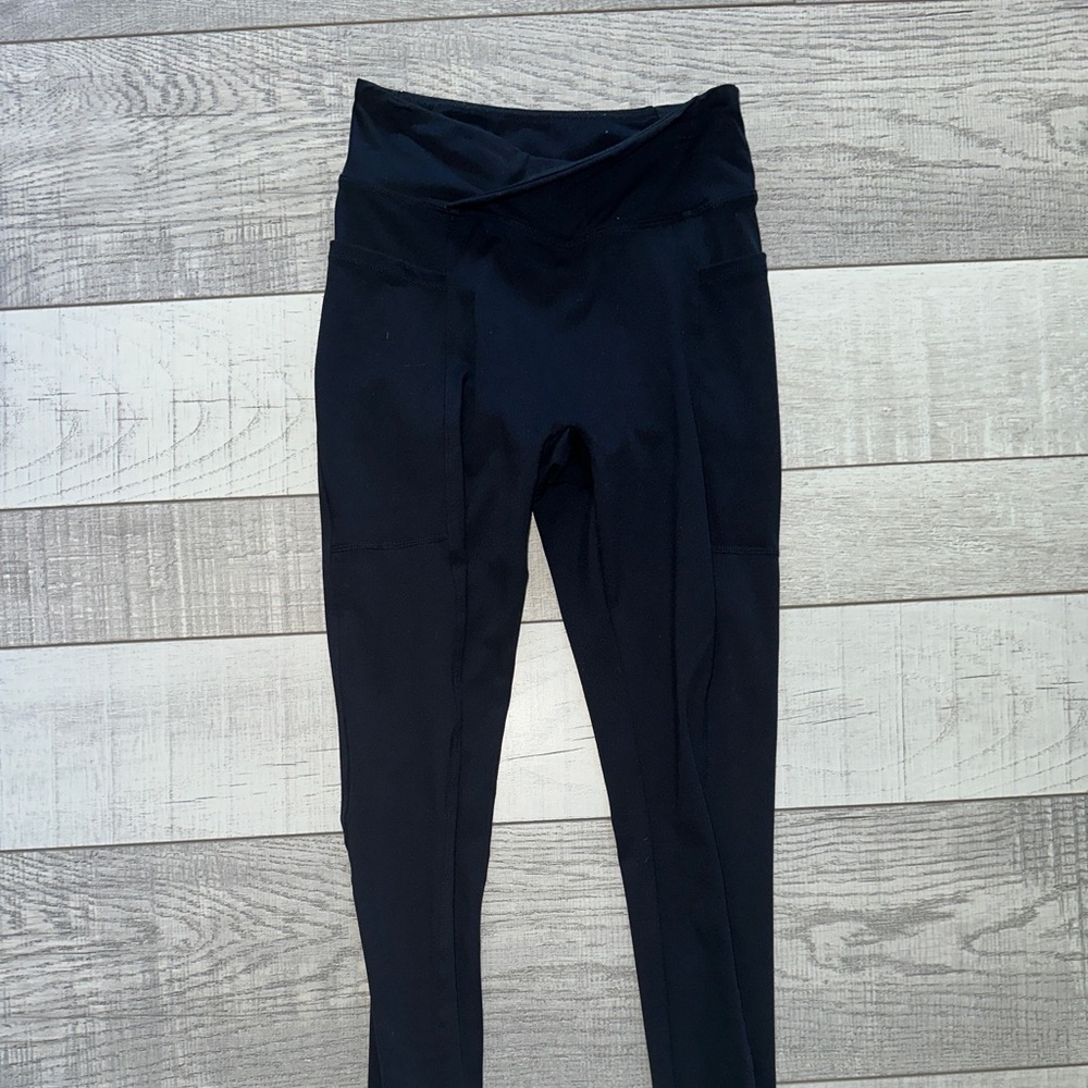 Bo+Tee Dedication- High waist wrap over leggings
